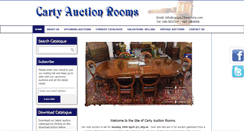 Desktop Screenshot of cartyauctionrooms.com